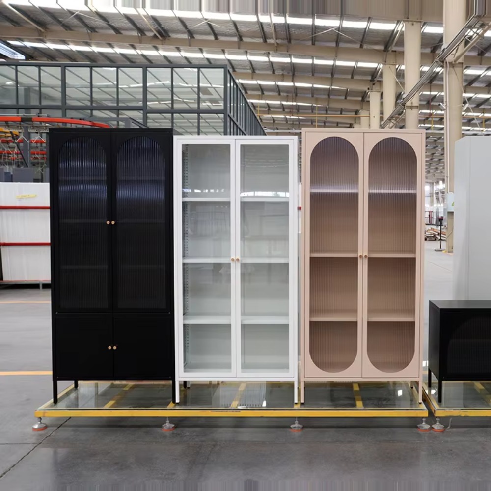 Storage & Organization - ตู้โชว์บาร์ ตู้เก็บของทรงสูงสำหรับห้องรับประทานอาหาร ตู้โชว์จีน ตู้โชว์บุฟเฟ่ต์ ตู้โชว์กระจก ดีไซน์ใหม่ทันสมัยสำหรับห้องนั่งเล่น