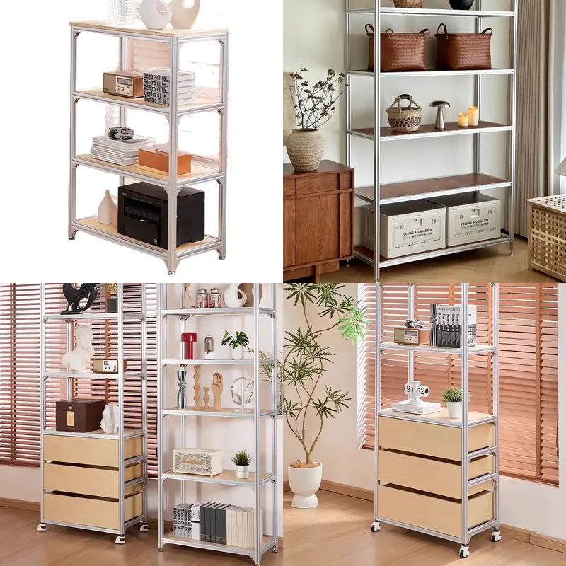 ชั้นวางของอลูมิเนียมแบบกำหนดเอ - Storage & Organization บทวิจารณ์และราคา