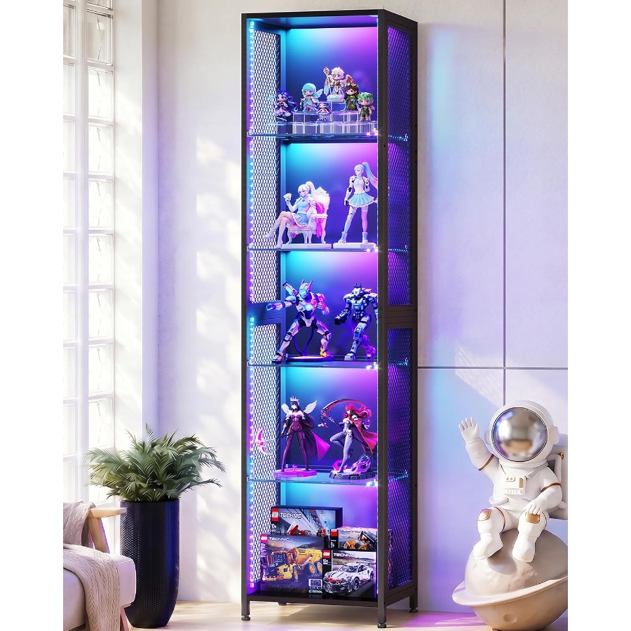 ตู้โชว์สูง 72 นิ้ว พร้อมไฟ LED - Lighting บทวิจารณ์และราคา