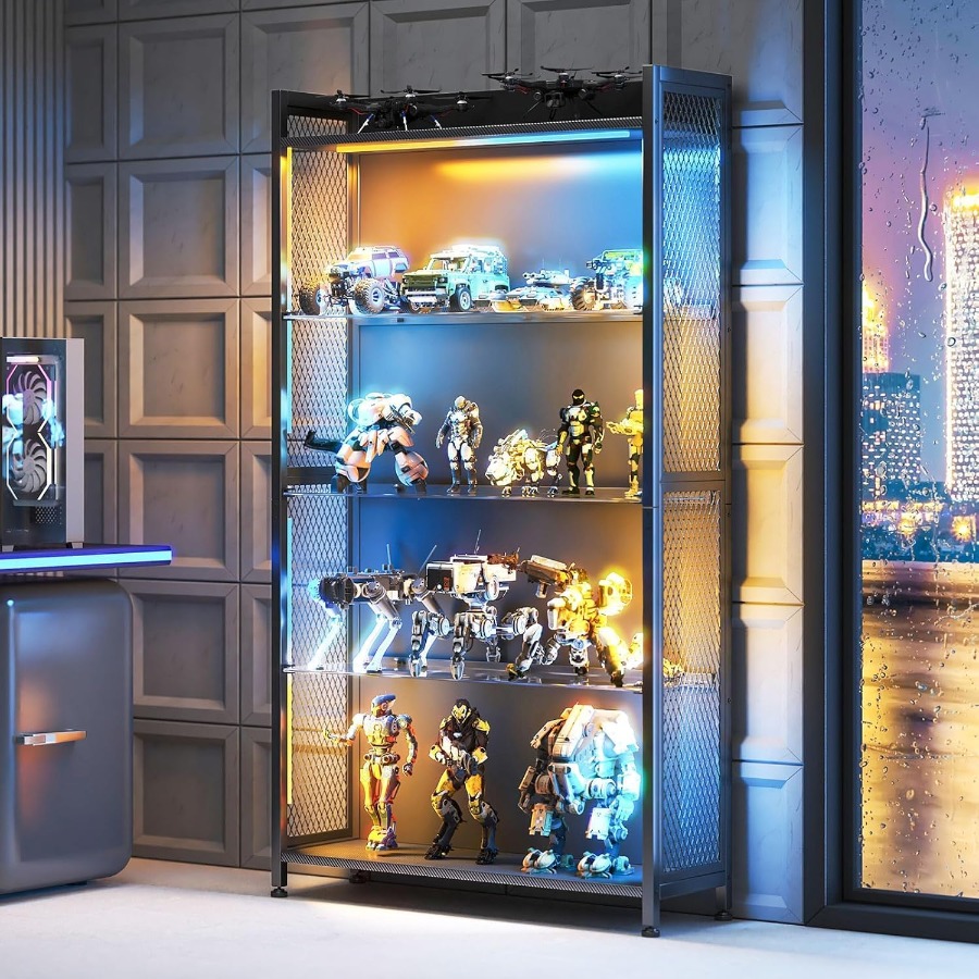 ตู้โชว์แบบ 4 ชั้น พร้อมชั้นวาง - Lighting บทวิจารณ์และราคา