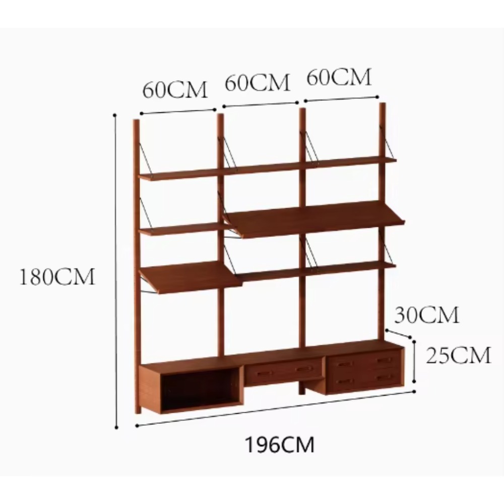 ชั้นวางของติดผนังไม้เนื้อแข็งส - Storage & Organization บทวิจารณ์และราคา
